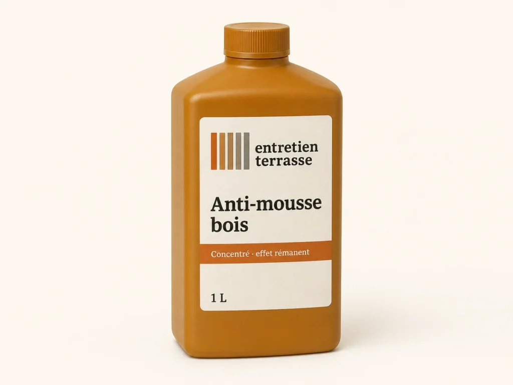 Flacon de 1 L d'anti-mousse concentré pour bois