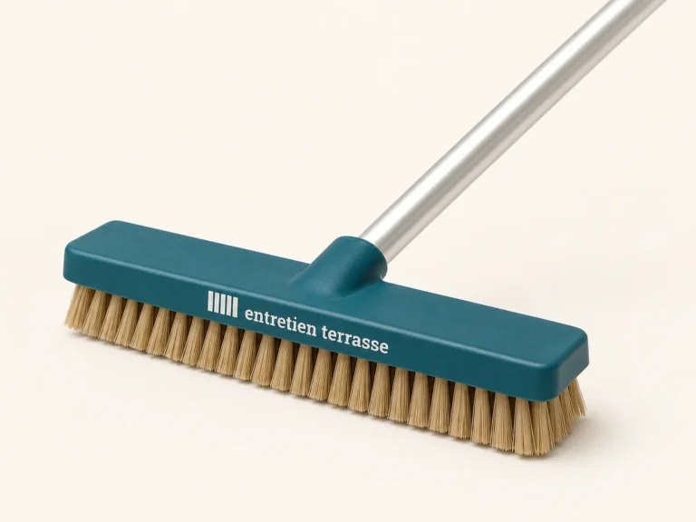 Brosse de pont de 30 cm à manche aluminium