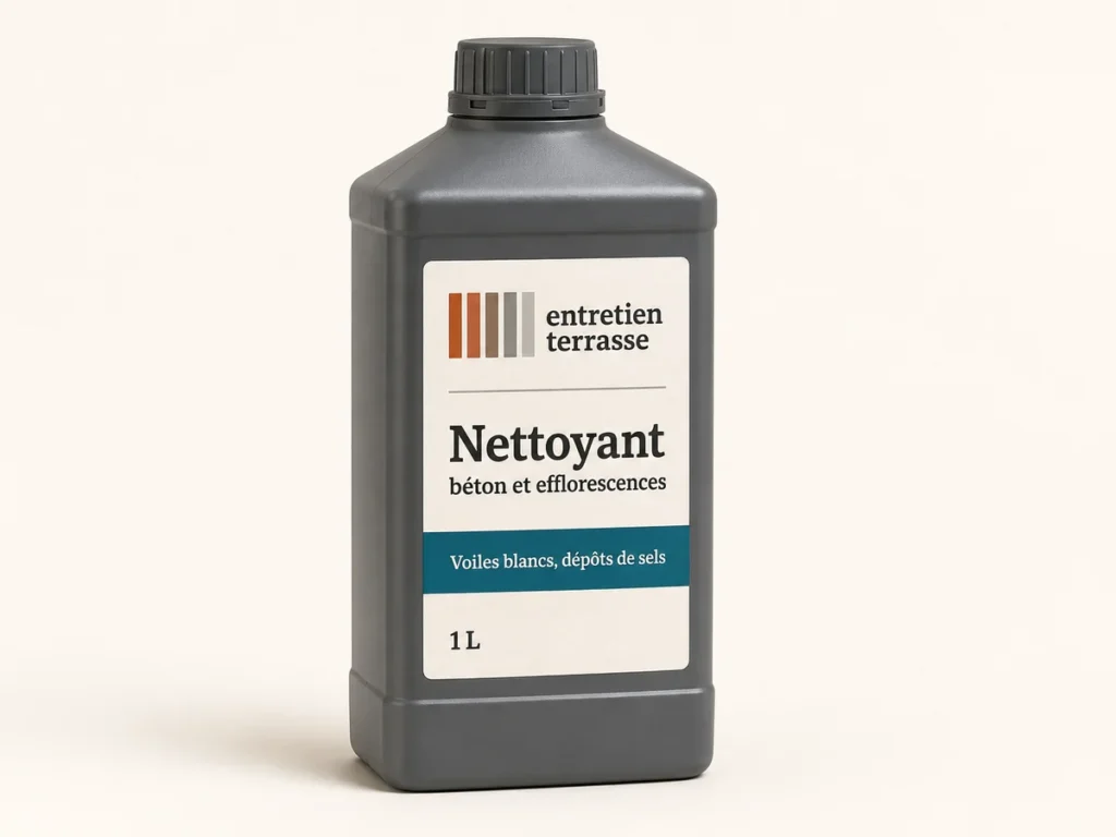 Flacon de 1 L de nettoyant béton anti-efflorescences